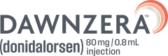 DAWNZERA (donidalorsen) 80mg Injection Logo DAWNZERA (donidalorsen) 80mg Injection Logo